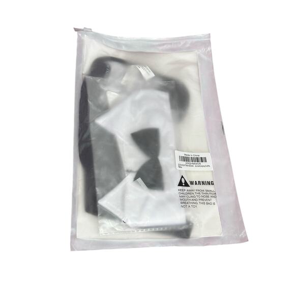 Edenight Men’s Tuxedo Thong Costume Set – Bow Tie & Cuffs – One Size – New - Picture 3 of 8